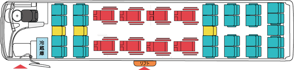 スタンダード座席表